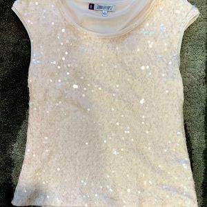 Jennifer Lopez Size: Small Sequins Sleeveless Tank